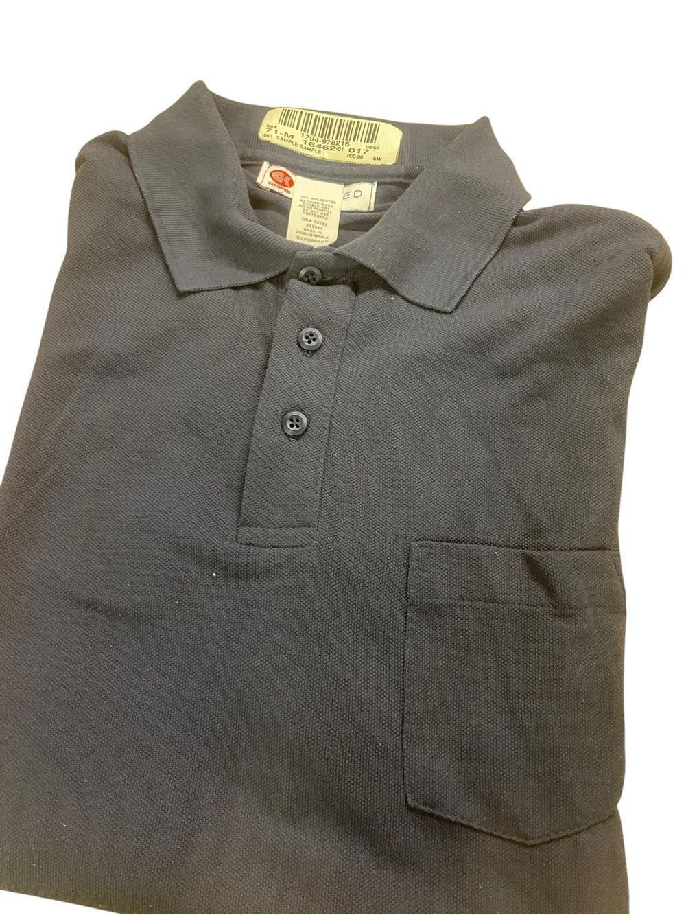 Men's Black Pocket Polo Shirt - Classic Everyday Wear